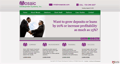 Desktop Screenshot of mosaicdsi.com